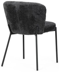 Étkezőszék szürke bouclé szövettel. CT-W1077 GREY2