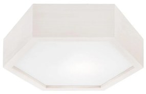 Mennyezeti lĂĄmpa HEX 1xE27/60W/230V ĂĄ. 32 cm fenyĆ fehĂ©r