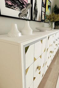Moka 180 - White, Gold