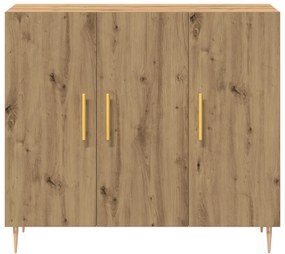 Oldalszekrény Artisan Tölgy 90x34x80 cm Iparilag Fab