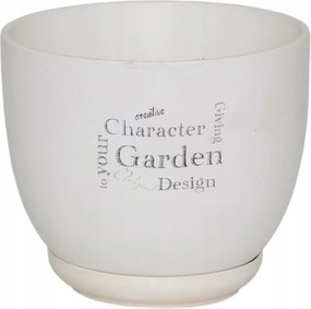 Virágtartó Dekorációs Virágtartó Kerámia Fehér Hordó2