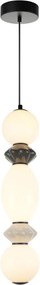 ITALUX PND-94921-3V-BK BALOS Egyágú Függesztett Lámpa Fém LED IP20