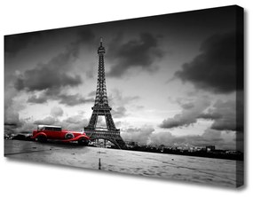 Vászonkép falra Párizs Eiffel-torony megtekintése 120x60 cm