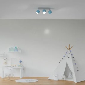 Spotlámpa DIXIE 3xGX53/11W/230V kék