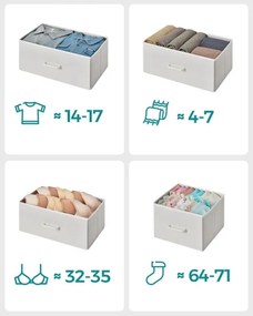 KIRA fiókos komód fehér/barna színben