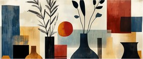 Kép - Kubista vázák (120x50 cm)