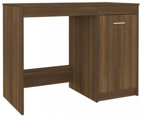 barna tölgy színű szerelt fa íróasztal 100 x 50 x 76 cm