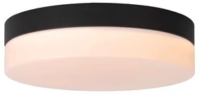 Lucide 79111/24/30 - LED Fürdőszobai lámpa BISKIT LED/12W/230V IP44 fekete