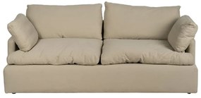 Bézs len kanapé 212 cm – Ixia