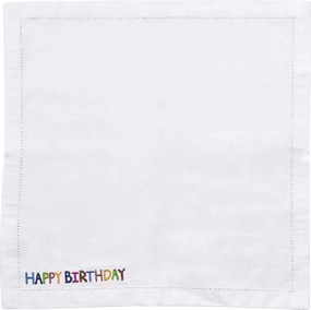 HAPPY BIRTHDAY textil szalvéta 45x45 cm