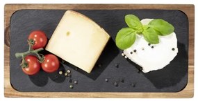 WENKO 55103100 - Vágódeszka BLACK OUTDOOR KITCHEN 30x15 cm barna/szürke