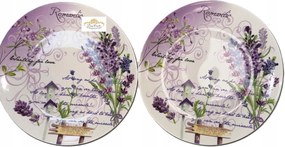 Két Tányér Szett 20 cm Levendula 2 db-os Szett Tökéletes Ajándék