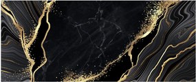 Az arany absztrakció képe (120x50 cm)