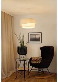 Brilagi - Csillár zsinóron SHINE 1xE27/15W/230V átm. 50 cm krémes