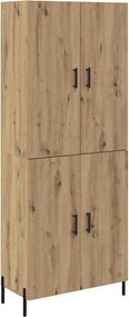 vidaXL Magasfiú Artisan tölgy 69,5 x 34 x 180 cm Faanyag
