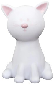 LED-es éjszakai világítás CATTY 19cm, fehér