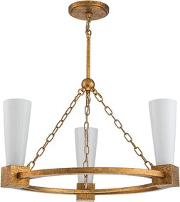 Elstead lighting klasszikus csillár kristy opál arany elskristy3-dg-opal