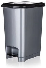 Banquet STEP pedálos szemeteskosár 10 l, szürke, 10 l