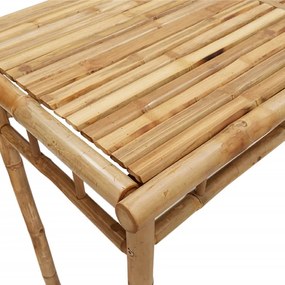 bambusz kerti étkezőasztal 110 x 55 x 75 cm