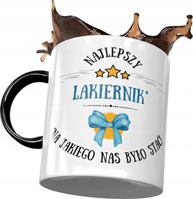 Fekete Bögre Lakkozónak A Legjobb Lakkozó Nyomtatott Fotóval