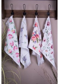 Rózsa mintás pamut konyhai kéztörlő pamut Rustic Rose