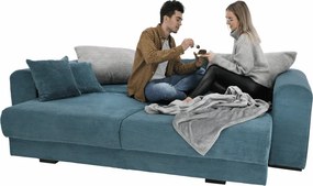 Extra tágas kanapé, kék, menta, világosszürke színű, GILEN BIG SOFA