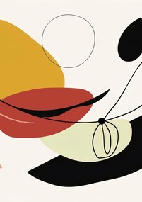 Poszter 29,7x42cm Geometrikus görbület