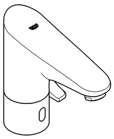 GROHE 36207001 - Elektronikus mosdócsaptelep EUROPLUS E DN 15 fényes króm