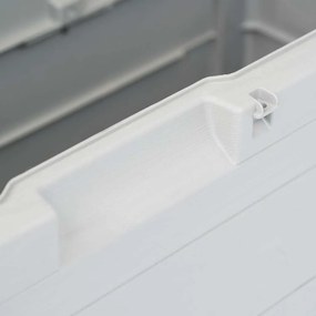 Világosszürke Kerti Tárolóláda 280 L