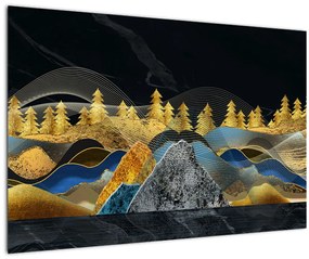 Kép - zlaté hory (90x60 cm)