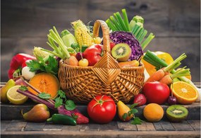 Fotótapéta Flizelin Dekoratív az irodába Gyümölcsös gazdagság 152x104 Ragasztó