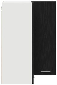 Függő szekrény Riga Fekete tölgy és fehér 57 x 57 x 80 cm