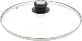 de Buyer 4112.28, üveg, 28 cm átmérőjű, magasabb peremű serpenyőkhöz és edényekhez