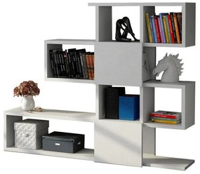 könyvespolc Karlin - White