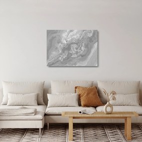Üveg kép - Márvány fekete-fehérben (70x50 cm)