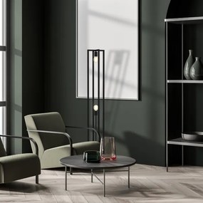 Állólámpa ARNOLD 2xE27/60W/230V fekete