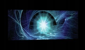 Vászonkép 145x45 Kozmosz energia örvény fény csillag galaxis absztrakt