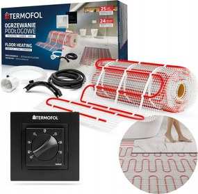 Fűtőszőnyeg Szett 3m2 150W/m2 TFH3 Black