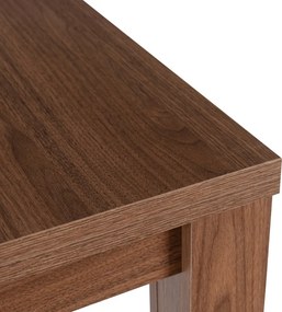 Modern bővíthető étkezőasztal MAX 80–160 cm Nicea dió