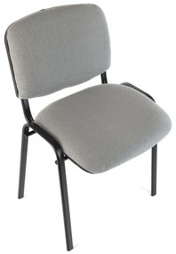 Viva N konferencia szék, fekete lábak, szürke