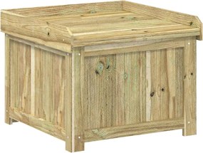 vidaXL Kinti párna tároló Impregnált Fenyőfa 58,5 x 60 x 47 cm