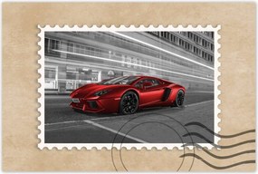 Poszterek 60x40 Piros autó