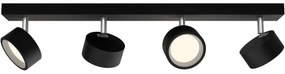 Philips - LED Spotlámpa BRACIA 4xLED/5,5W/230V fekete