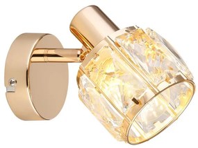 Fali spotlámpa DUBAI 1xE14/40W/230V Rózsaarany