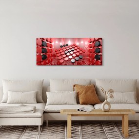 A gomb absztrakció képe (120x50 cm)