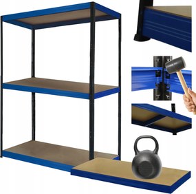 Tárolószekrény garázs fém állvány Helios 106x100x45cm 3Px175kg