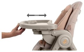 Maxi-Cosi - Gyermek étkezőszék MINLA PLUS bézs/rózsaszín