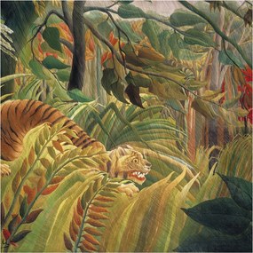 Flizelina fotótapéta Nappaliba és Hálószobába Egzotikus tigris 250x250