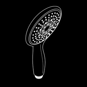 GROHE 26107000 - VITALIO RAIN 130 mm kézi zuhany, fényes króm