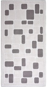 Mozaik bézs pamut szőnyeg, 80 x 200 cm - Vitaus